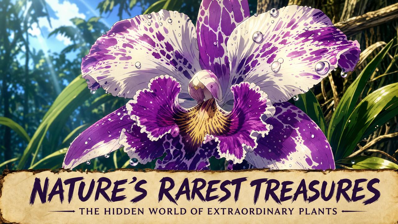 国产精品稀有兰花植物视频教程